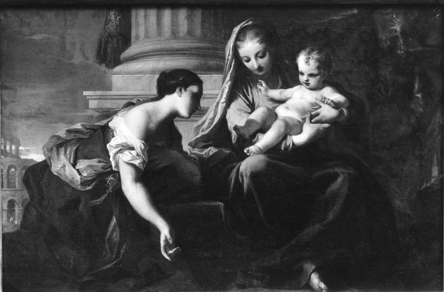 Verona implora la Vergine - Verona, Museo di Castelvecchio